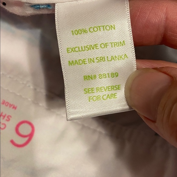 Lilly Pulitzer The Callahan Shorts Let’s Cha Cha Vibrant colors Mid Rise Size 6 - Picture 5 of 12